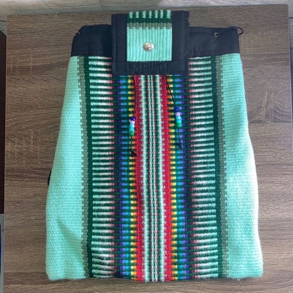 Peruvian Hand Made Multi Color BackPack - Picture 1 of 11